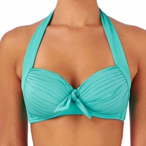 SEAFOLLY Soft Cup Halter Push Up Bikini Top Large